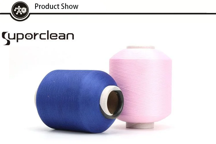 Antibacterial Feature and AA Grade Spandex Covered Elastic Polyester Yarn